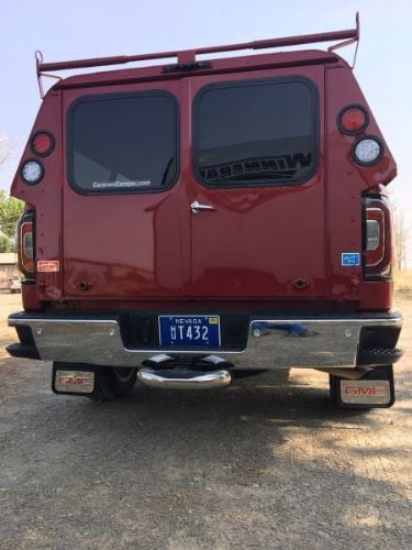 Truck Hardware Gatorback 12"x26" GMC Red Mud Flaps customer photo