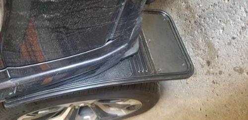 Truck Hardware Gatorback Black Plate Mud Flaps - Set of 4 - Fits 2019-2026 RAM 1500 customer photo
