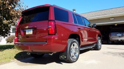 Truck Hardware Gatorback Black Plate Mud Flaps - Rear - 2015-2020 Tahoe/Suburban/Yukon customer photo