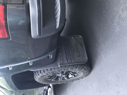 Truck Hardware Gatorback 14"x18" Gunmetal GMC Mud Flaps - Brackets Required customer photo