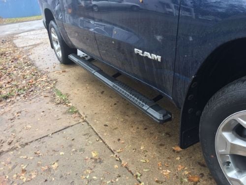 Truck Hardware Gatorback Black Wrap RAM Head Mud Flaps - Set of 4 - Fits 2019-2026 RAM 1500 customer photo