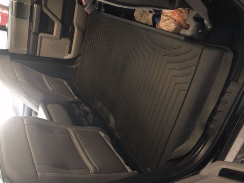WeatherTech FloorLiners - 1st Row Over-The-Hump & 2nd Row - Black customer photo