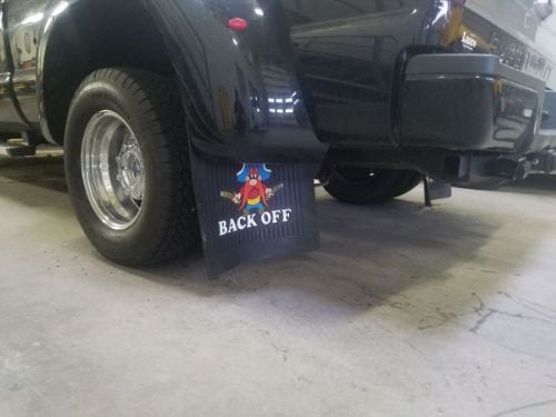 Truck Hardware Gatorback Gunmetal FX4 Dually Mud Flaps - Set of 4 - Fits 2011-2016 Ford F-350 customer photo
