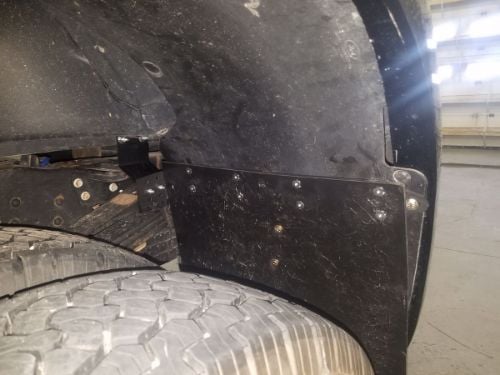 Truck Hardware Gatorback Gunmetal FX4 Dually Mud Flaps - Set of 4 - Fits 2011-2016 Ford F-350 customer photo