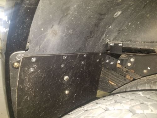 Truck Hardware Gatorback Gunmetal FX4 Dually Mud Flaps - Set of 4 - Fits 2011-2016 Ford F-350 customer photo