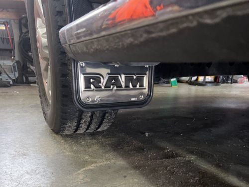 Truck Hardware Gatorback RAM Text Mud Flaps - Set of 4 - Fits 2019-2026 RAM 2500/3500 customer photo