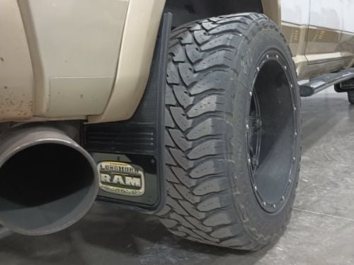 Truck Hardware Gatorback Black Wrap Longhorn Mud Flaps - Set of 4 - Fits 2009-2018 RAM 1500 & 2010-2018 RAM 2500/3500 customer photo