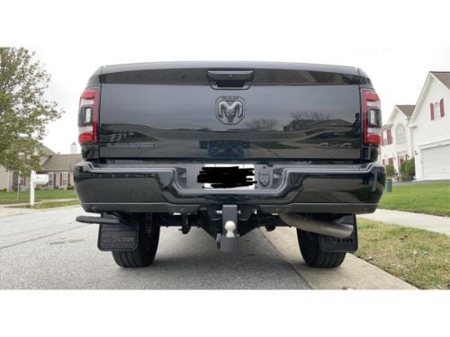 Truck Hardware Gatorback Anodized RAM Text Mud Flaps - Rear Pair - Fits 2019-2026 RAM 2500/3500 customer photo