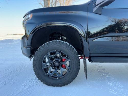 Truck Hardware Gatorback Rubber Mud Flaps - 14" Wide - Anodized Brackets customer photo