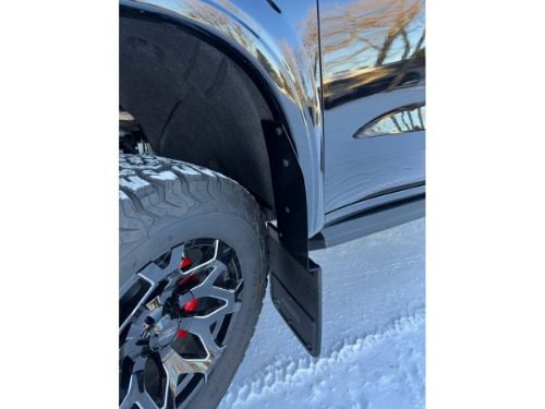 Truck Hardware Gatorback Rubber Mud Flaps - 14" Wide - Anodized Brackets customer photo