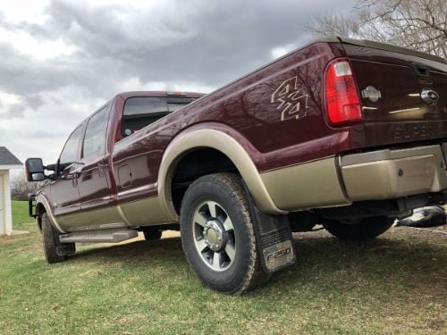 Truck Hardware Gatorback 12"x23" F-250 Cut Mud Flaps customer photo