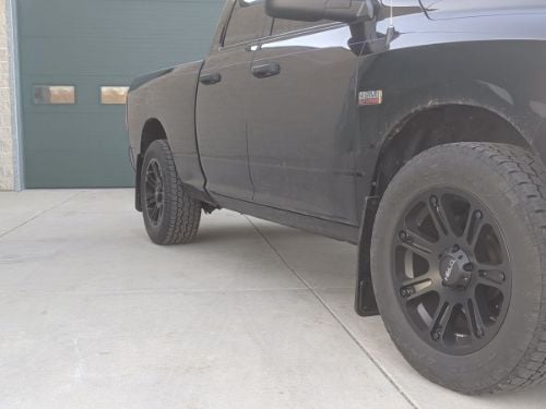 Truck Hardware Gatorback Rubber Mud Flaps - Rear Pair - Fits 2009-2018 RAM 1500 & 2010-2018 RAM 2500/3500 customer photo
