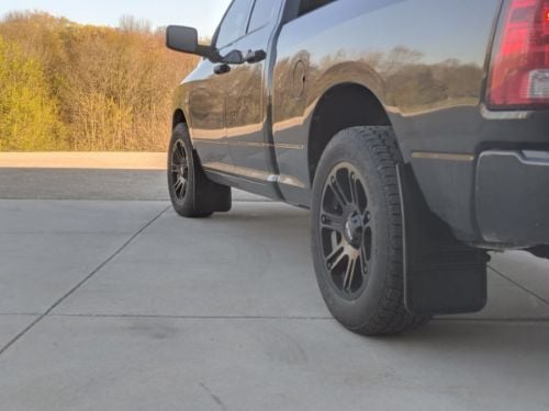 Truck Hardware Gatorback Rubber Mud Flaps - Rear Pair - Fits 2009-2018 RAM 1500 & 2010-2018 RAM 2500/3500 customer photo