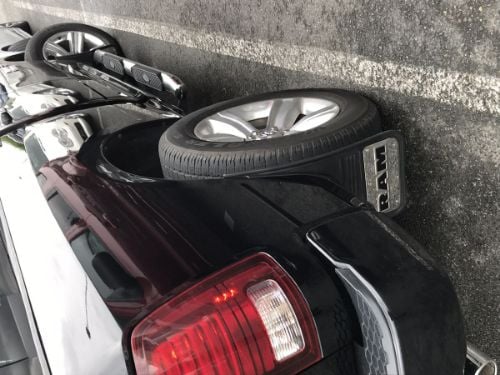 Truck Hardware Gatorback Single Plate - RAM Text For 12" Flaps customer photo