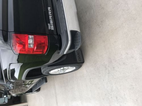 Truck Hardware Gatorback 12"x26" Gunmetal GMC Cut Mud Flaps customer photo