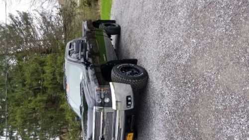Truck Hardware Gatorback Black Plate Mud Flaps - 14" Wide - Anodized Brackets customer photo