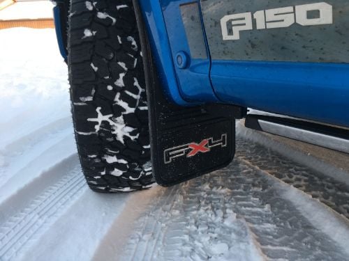 Truck Hardware Gatorback 12"x23" Black Wrap FX4 Cut Mud Flaps customer photo