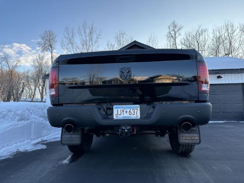 Truck Hardware Gatorback Anodized RAM Text Mud Flaps - Rear Pair - Fits 2009-2018 RAM 1500 & 2010-2018 RAM 2500/3500 customer photo