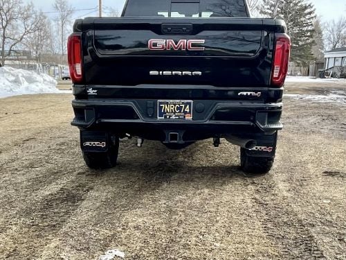 Truck Hardware Gatorback AT4 Black Wrap Mud Flaps & Caps - Set of 4 - Fits 2020-2026 GMC Sierra 2500/3500HD customer photo