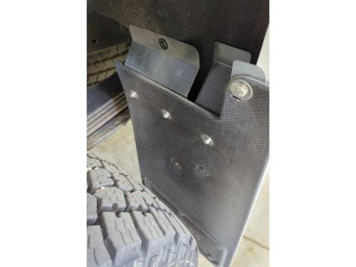 Truck Hardware Gatorback Gunmetal Plate Mud Flaps - Set of 4 - Fits 2014-2018 Chevy Silverado 1500 & 2015-2019 2500/3500HD customer photo