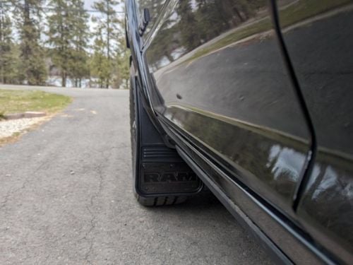 Truck Hardware Gatorback Gunmetal RAM Text Mud Flaps - Set of 4 - Fits 2019-2026 RAM 2500/3500 customer photo
