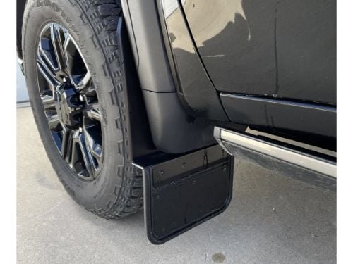 Truck Hardware Gatorback Black Plate Mud Flaps - Set of 4 - Fits 2020-2026 GMC Sierra 2500/3500HD customer photo