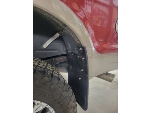 Truck Hardware Gatorback Stainless Plate Dually Mud Flaps - Set of 4 - Fits 2017-2022 Ford F-350 customer photo