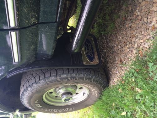 Truck Hardware Gatorback 12"x26" Blue Ford Oval Cut Mud Flaps customer photo