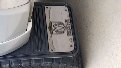 Truck Hardware Gatorback Gunmetal RAM Head Mud Flaps - Rear Pair - Fits 2009-2018 RAM 1500 & 2010-2018 RAM 2500/3500 customer photo