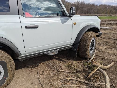 Truck Hardware Gatorback Rubber Mud Flaps - Front Pair - Fits 2021-2026 Ford Bronco customer photo