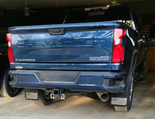 Truck Hardware Gatorback Black American Flag Mud Flaps - Set of 4 - Fits 2020-2026 Chevy Silverado 2500/3500HD customer photo