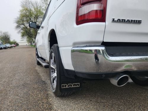 Truck Hardware Gatorback Black Wrap RAM Text Mud Flaps - Set of 4 - Fits 2019-2026 RAM 1500 customer photo