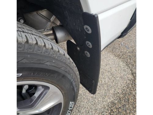Truck Hardware Gatorback Black Wrap RAM Text Mud Flaps - Set of 4 - Fits 2019-2026 RAM 1500 customer photo