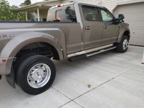 Truck Hardware Step Bar Fillers - Stainless Steel - Fits 2017-2026 Ford F-250/350 Crew Cab customer photo