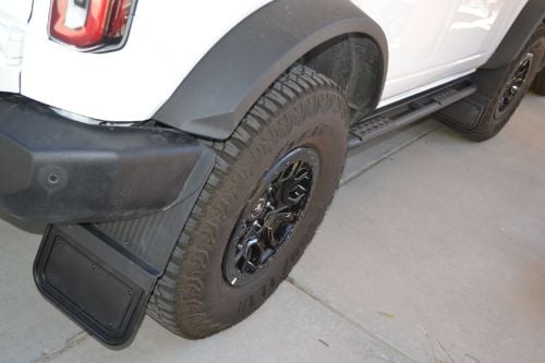 Truck Hardware Gatorback Rubber Mud Flaps - Set of 4 - Fits 2021-2026 Ford Bronco customer photo