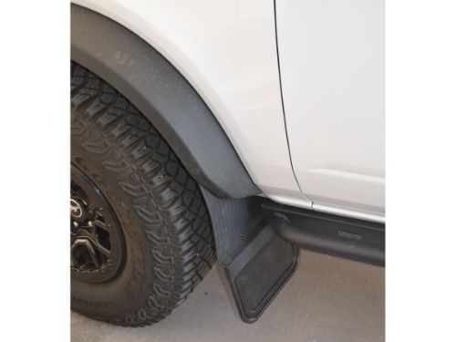 Truck Hardware Gatorback Rubber Mud Flaps - Front Pair - Fits 2021-2026 Ford Bronco customer photo