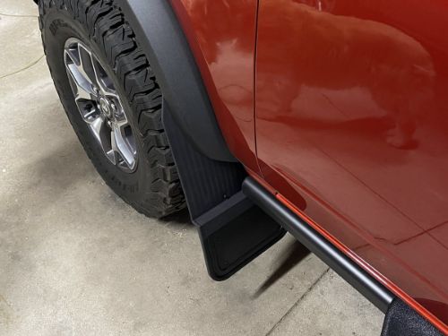 Truck Hardware Gatorback Rubber Mud Flaps - Set of 4 - Fits 2021-2026 Ford Bronco customer photo
