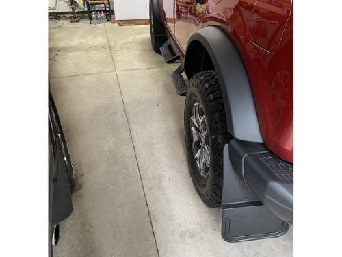 Truck Hardware Gatorback Rubber Mud Flaps - Set of 4 - Fits 2021-2026 Ford Bronco customer photo