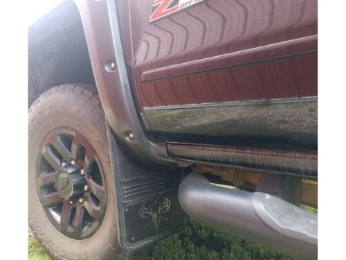 Truck Hardware Gatorback 12"x23" Deer Head & Arrows Mud Flaps customer photo
