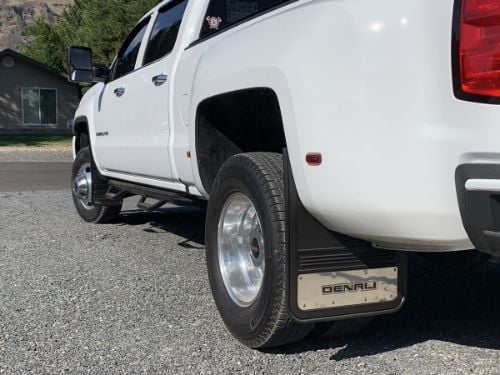 Truck Hardware Gatorback American Flag Dually Mud Flaps - Set of 4 - Fits 2015-2019 Silverado/Sierra 3500HD customer photo