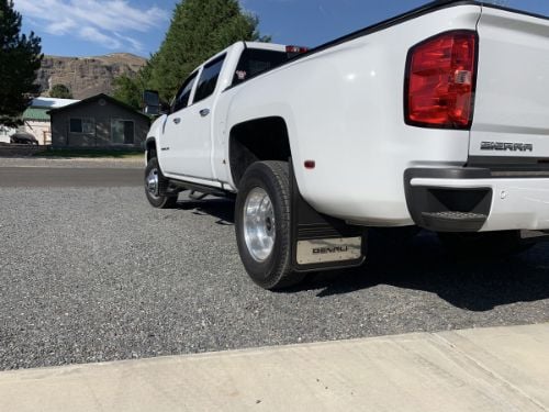 Truck Hardware Gatorback American Flag Dually Mud Flaps - Set of 4 - Fits 2015-2019 Silverado/Sierra 3500HD customer photo