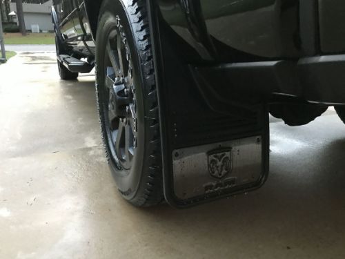 Truck Hardware Gatorback Gunmetal RAM Head Mud Flaps - Rear Pair - Fits 2019-2026 RAM 2500/3500 customer photo