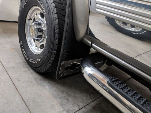 Truck Hardware Gatorback 12"x26" Black Bowtie Cut Mud Flaps customer photo