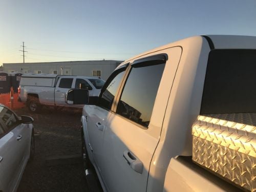 AVS Tape-On Ventvisors - 4 Piece - Smoke - Crew Cab customer photo