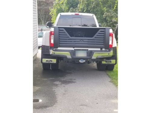 Truck Hardware Gatorback 12"x23" 6.7L Power Stroke Cut Mud Flaps - Aluminum Screws customer photo