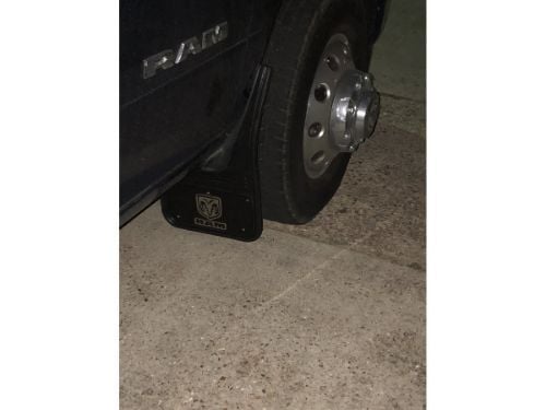 Truck Hardware Gatorback Black Wrap RAM Head Mud Flaps - Front Pair - Fits 2009-2018 RAM 1500 & 2010-2026 RAM 2500/3500 customer photo