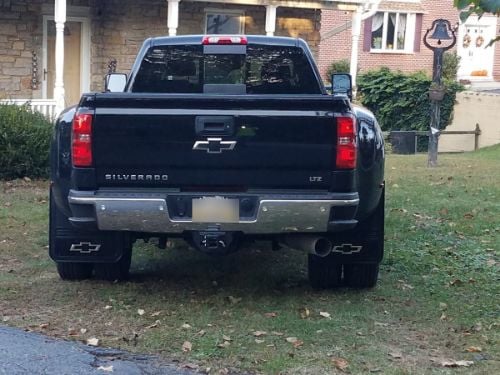 Truck Hardware Gatorback 21"x24" Dually Black Wrap Bowtie Mud Flaps customer photo