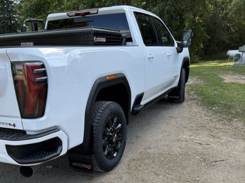 Truck Hardware Gatorback AT4 Black Wrap Mud Flaps - Set of 4 - Fits 2020-2026 GMC Sierra 2500/3500HD customer photo