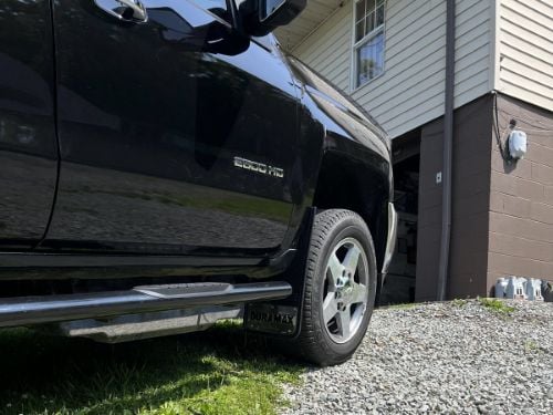 Truck Hardware Gatorback 12"x23" Duramax Cut Mud Flaps customer photo