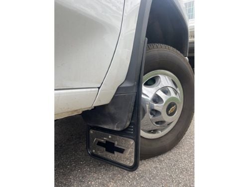 Truck Hardware Gatorback Black Bowtie Dually Mud Flaps - Set of 4 - Fits 2020-2026 Chevy Silverado 3500HD customer photo